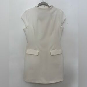 Commense White/Cream Bride Mini Dress